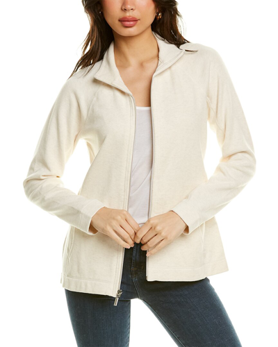 Tommy Bahama Aruba Palm Full Zip Sweatshirt In Grey