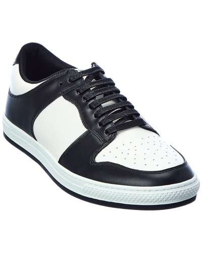 French Connection Kurt Leather Sneaker In Black