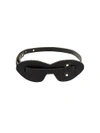 ABSIDEM ABSIDEM STUDDED CAT EYE BLINDFOLD - BLACK,CATEYEBLINDFOLD11904018