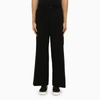 INCOTEX RED X FACETASM WIDE LEG TROUSERS IN BLACK,AWWFTP014FX007CO/L_INCOT-990BLK_310-32