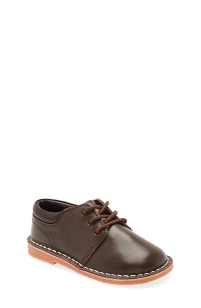 L'amour Kids' Tyler Lace-up Shoe In Brown