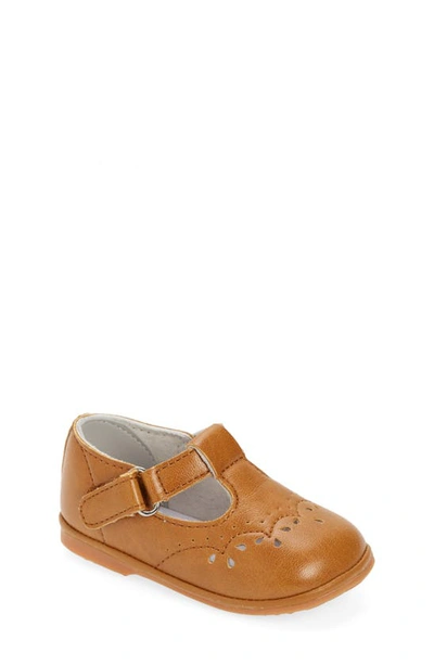 L'amour Kids' Birdie T-strap Mary Jane In Spicy Mustard