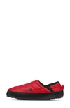 The North Face Thermoball Fleece-lined Quilted Ripstop Mules In Tnf Red/ Tnf Black
