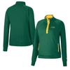 Colosseum Green Ndsu Bison Kipling Raglan Quarter-snap Top In Green