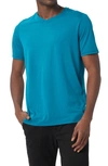 Good Man Brand Victory Premium V-neck Jersey T-shirt In Ocean Depths
