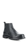 Bos. & Co. Dax Waterproof Chelsea Boot In Black Feel Leather