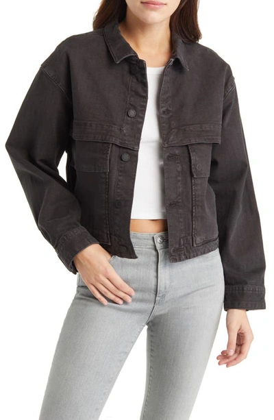 Ag Mirah Cropped Boxy Utility Jacket In Multi