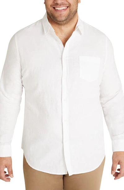 Johnny Bigg Anders Linen Blend Button-up Shirt