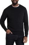 Johnny Bigg Essential Crewneck Sweater In Black