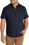 JOHNNY BIGG EMILE STRETCH SHORT SLEEVE BUTTON-UP SHIRT