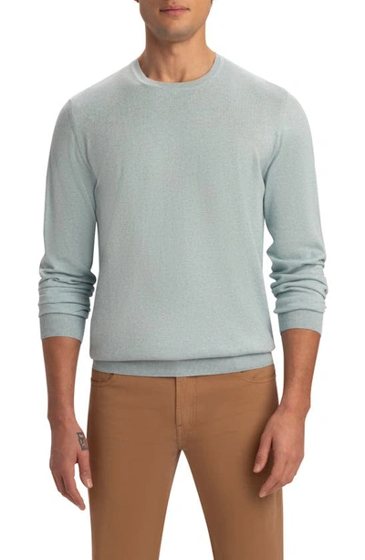 Bugatchi Men's Cotton-cashmere Crewneck Sweater In Celadon