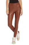 Lyssé Textured Faux Leather Leggings In Harness