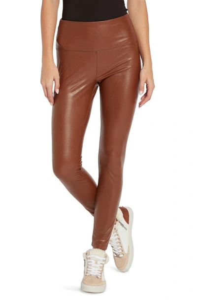 Lyssé Textured Faux Leather Leggings In Harness