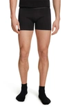 Falke 2-pack Daily Comfort Cotton Blend Boxer Briefs In Black