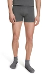 Falke 2-pack Daily Comfort Cotton Blend Boxer Briefs In Dark Gray