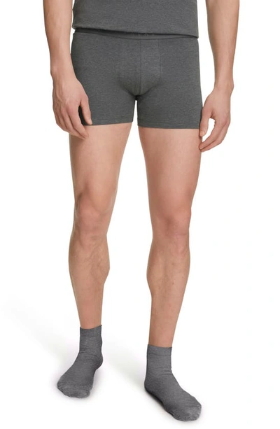 Falke 2-pack Daily Comfort Cotton Blend Boxer Briefs In Dark Gray