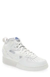 Nike Air Force 1 Mid React Basketball Shoe In Summit White/ Summit White