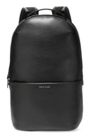 Cole Haan Triboro Leather Backpack In Black