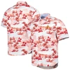 TOMMY BAHAMA TOMMY BAHAMA CARDINAL IOWA STATE CYCLONES TROPICAL HORIZONS BUTTON-UP SHIRT