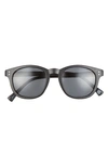 Aire Draco 49mm Round Sunglasses In Matte Black