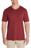 Johnny Bigg Essential V-neck T-shirt In Crimson