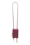 Ashya Heritage Checker Bolo Crossbody Bag In Viola