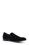 Donald Pliner Spencer Velvet Loafer In Navy