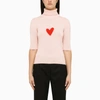 SPORTMAX PINK CASHMERE TURTLENECK