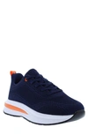 French Connection Micah Sneaker In Navy