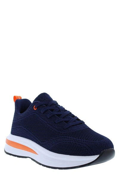 French Connection Micah Sneaker In Navy