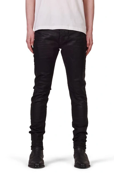 Purple Brand Stretch Skinny Jeans In Black