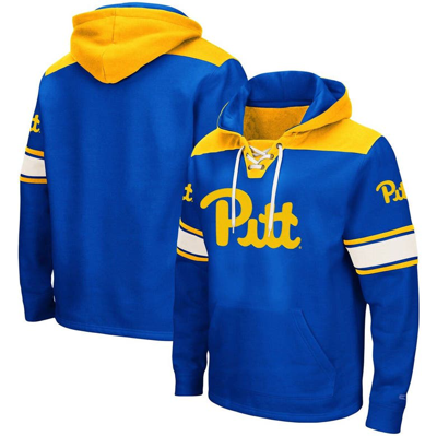 Colosseum Royal Pitt Panthers 2.0 Lace-up Logo Pullover Hoodie