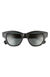 Oliver Peoples Eadie 51mm Polarized Pillow Sunglasses In Black