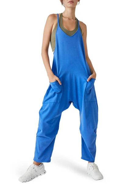 Free People Fp Movement Hot Shot Jumpsuit In Electric Cobalt