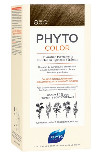 Phyto Colour Permanent Hair Colour In 8 Light Blond