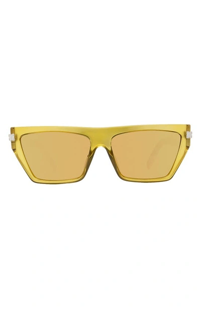 Givenchy 59mm Square Sunglasses In Gold