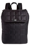 Ugg Adaya Puffy Quilted Backpack In Black
