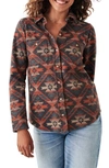 Faherty Legend Plaid Flannel Button-up Shirt In Western Range Shadow