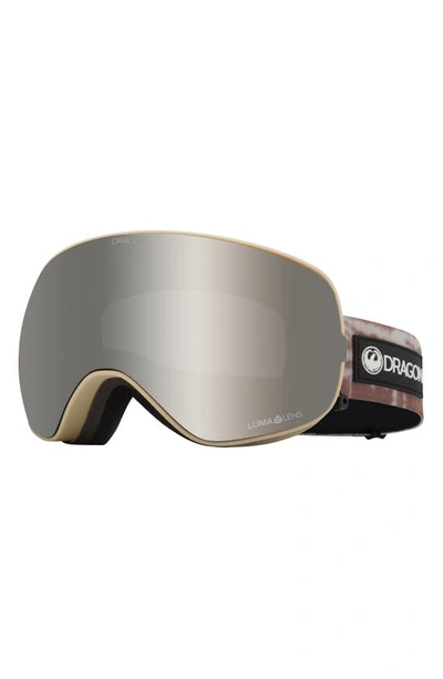 Dragon X2s 72mm Spherical Snow Goggles With Bonus Lenses In Wash/ Llsilverionllamber