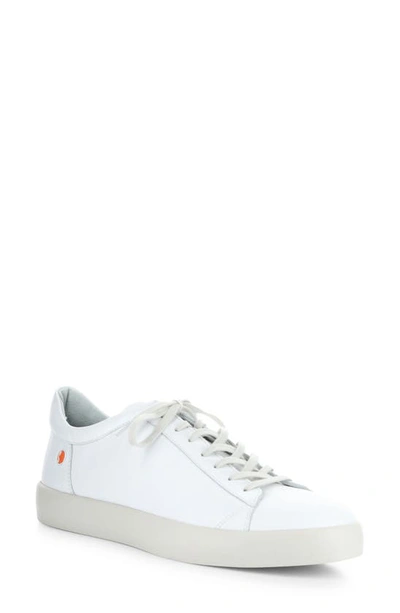 Softinos By Fly London Rick Sneaker In 001 White Supple Leather