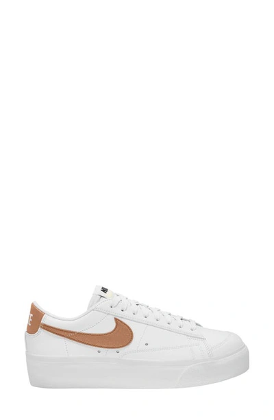 Nike Blazer Low Platform Sneaker In White