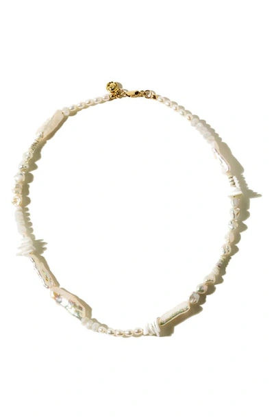 Child Of Wild Midsummer Solstice 14k-gold Fill & Cultured Pearl Necklace