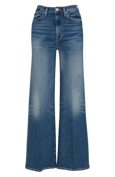 7 For All Mankind Jo Ultra High Waist Wide Leg Jeans In Petunia
