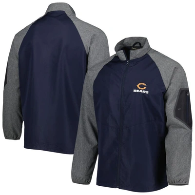 Dunbrooke Navy Chicago Bears Hurricane Raglan Full-zip Windbreaker Jacket