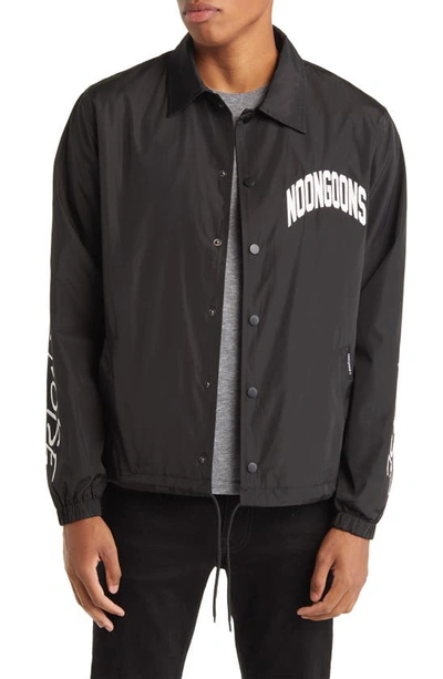 Noon Goons Soundcheck Coach's Jacket In Black