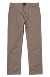 Rvca Kids' Weekend Stretch Pants In Dark Khaki