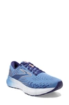 Brooks Glycerin 20 Running Shoe In Blissful Blue/ Peach/ White