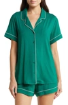 Nordstrom Moonlight Eco Short Pajamas In Green Evergreen