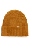 Madewell Cuffed Beanie In Heather Vintage Gold
