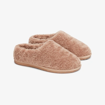 M.m.lafleur The Emu Australia Teddy Slipper In Camel
